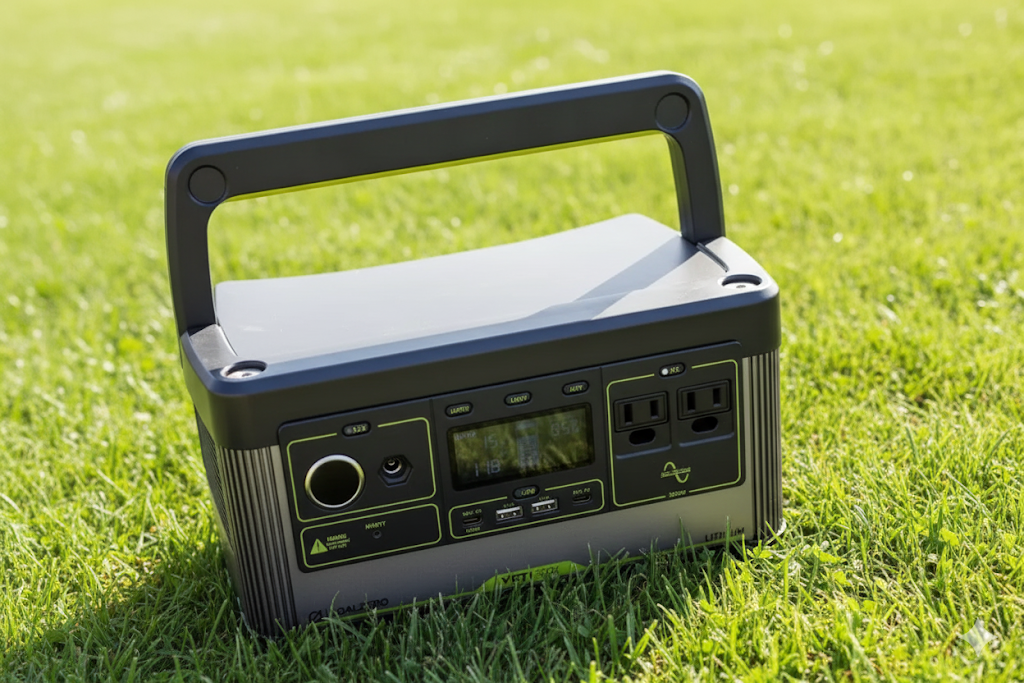 The Goal Zero Yeti 500X portable power station.