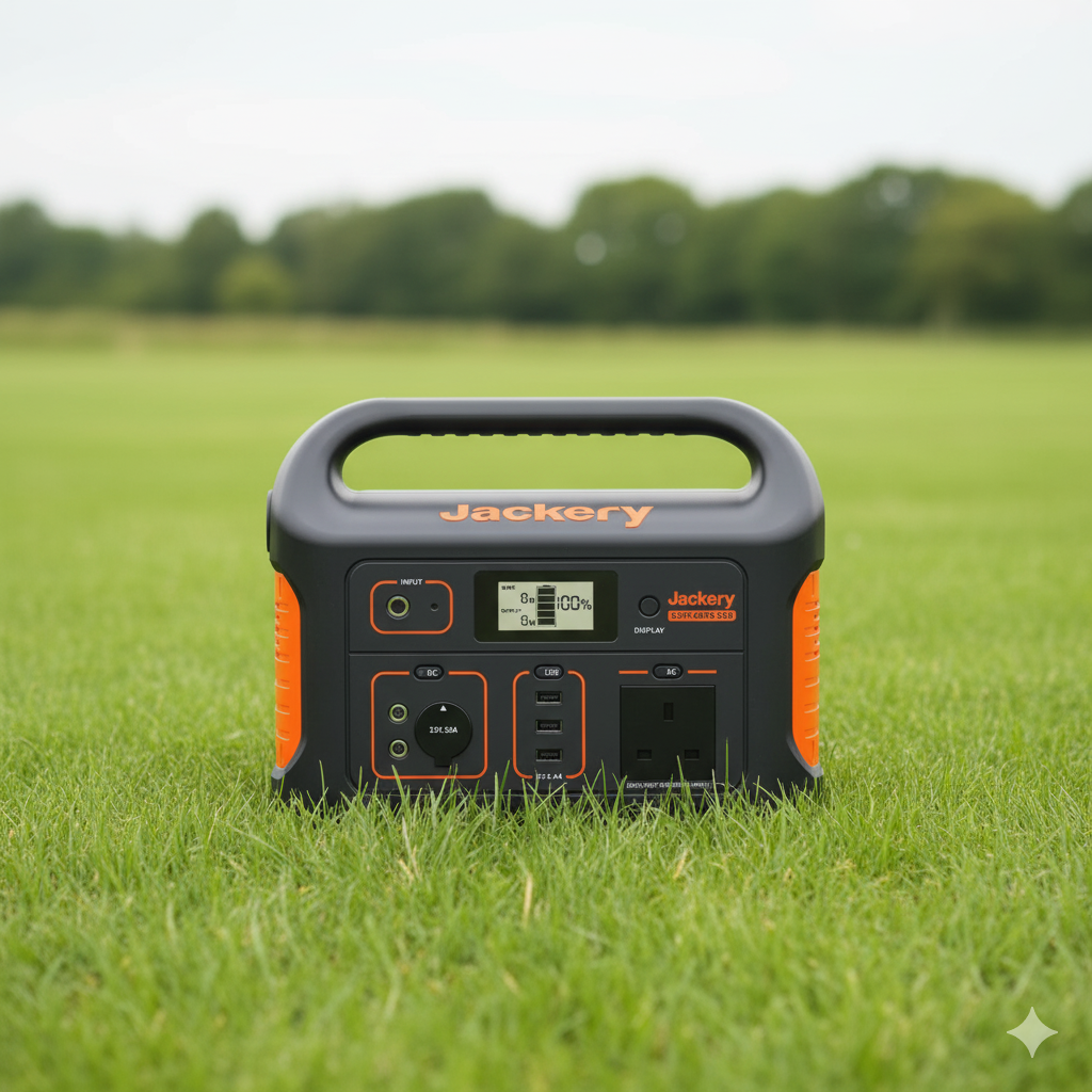The Jackery Explorer 500 portable power station.